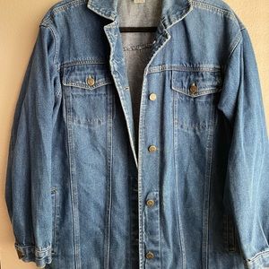 Baggy jean jacket